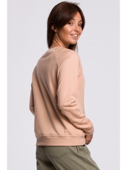 B167 Stylowa bluza z nadrukiem