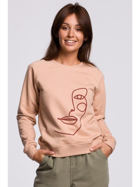 B167 Stylowa bluza z nadrukiem B167 Stylowa bluza z nadrukiem