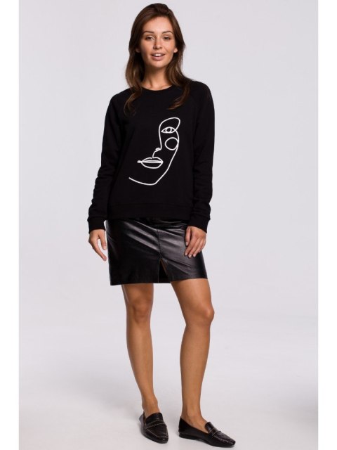 B167 Stylowa bluza z nadrukiem B167 Stylowa bluza z nadrukiem