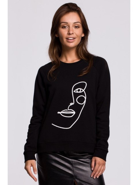 B167 Stylowa bluza z nadrukiem B167 Stylowa bluza z nadrukiem