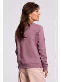 B167 Stylowa bluza z nadrukiem