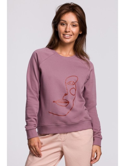 B167 Stylowa bluza z nadrukiem B167 Stylowa bluza z nadrukiem