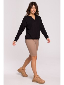 B225 Bluza z wycięciem w dekolcie