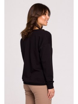 B225 Bluza z wycięciem w dekolcie