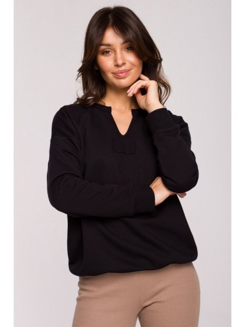 B225 Bluza z wycięciem w dekolcie B225 Bluza z wycięciem w dekolcie