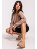B225 Bluza z wycięciem w dekolcie
