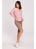 B225 Bluza z wycięciem w dekolcie