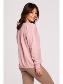 B225 Bluza z wycięciem w dekolcie