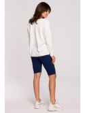 B225 Bluza z wycięciem w dekolcie