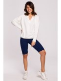 B225 Bluza z wycięciem w dekolcie