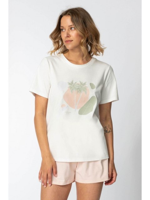 LA108 T-shirt z nadrukiem wakacyjnym LA108 T-shirt z nadrukiem wakacyjnym