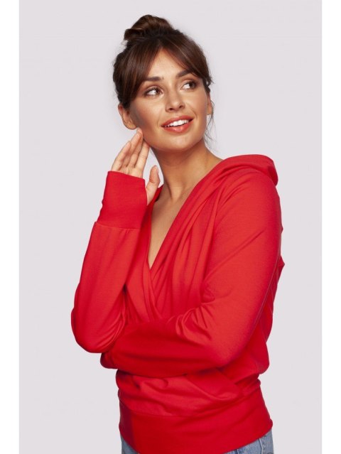 B246 Bluza na zakładkę z kapturem B246 Bluza na zakładkę z kapturem