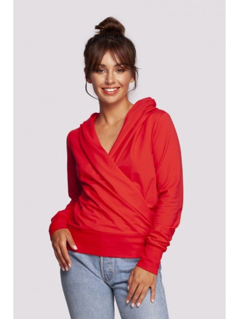 B246 Bluza na zakładkę z kapturem B246 Bluza na zakładkę z kapturem