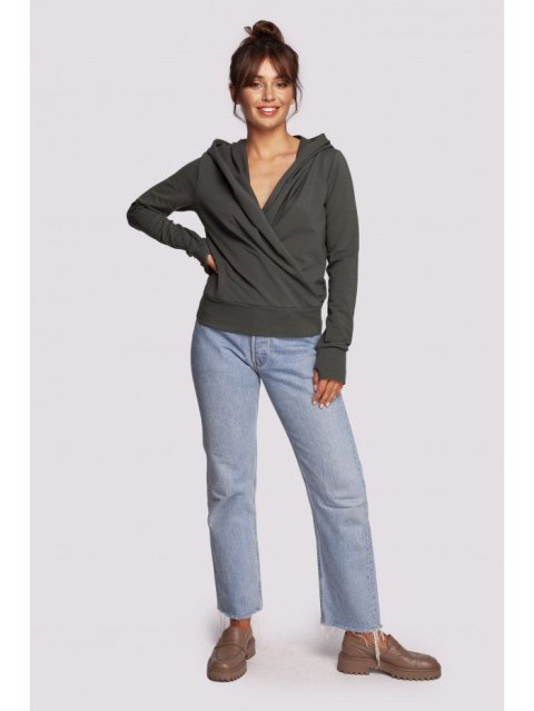 B246 Bluza na zakładkę z kapturem B246 Bluza na zakładkę z kapturem