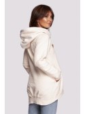 B249 Bluza z kominem i kapturem
