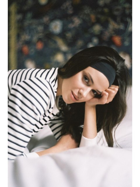 B251 Bluza w paski z ozdobnymi guzikami B251 Bluza w paski z ozdobnymi guzikami