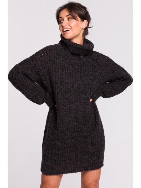 BK030 Długi sweter z golfem