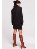 BK030 Długi sweter z golfem