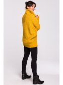 BK030 Długi sweter z golfem