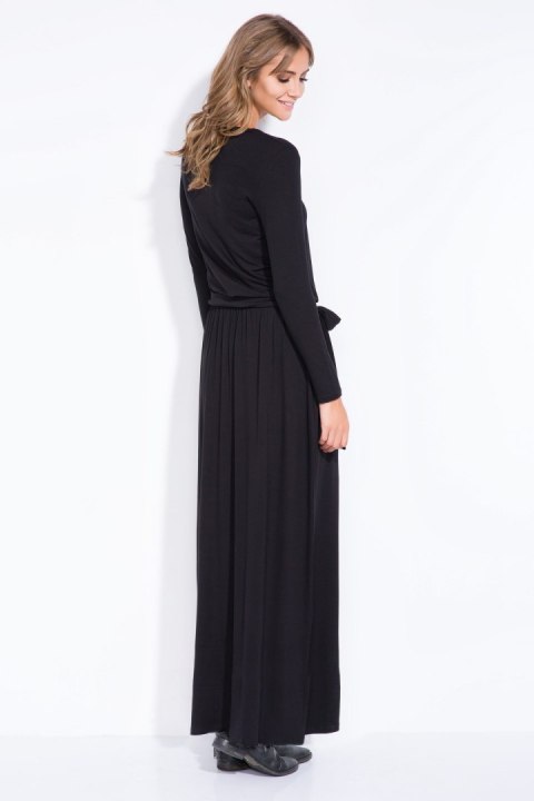 Sukienka maxi z dzianiny F319 Fobya Sukienka maxi z dzianiny F319 Fobya