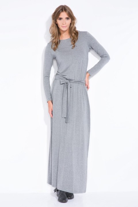 Sukienka maxi z dzianiny F319 Fobya Sukienka maxi z dzianiny F319 Fobya