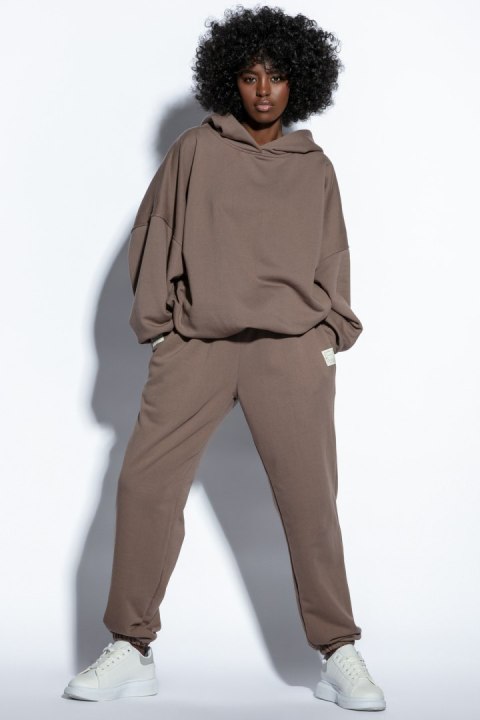 Bluza dresowa z kapturem i kieszeniami F1812 Fobya Bluza dresowa z kapturem i kieszeniami F1812 Fobya