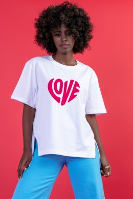 Bluzka z aplikacją heart F1799 Fobya