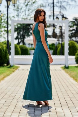 Inez - satynowa sukienka maxi na jedno ramię ZIE