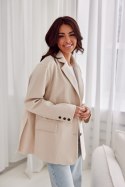 Arya - marynarka oversize z rozcięciami po bokach BEZ