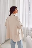 Arya - marynarka oversize z rozcięciami po bokach BEZ