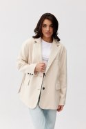 Arya - marynarka oversize z rozcięciami po bokach BEZ