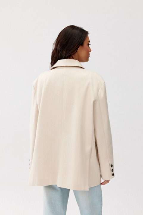 Arya - marynarka oversize z rozcięciami po bokach BEZ Arya - marynarka oversize z rozcięciami po bokach BEZ