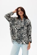 Maila - koszula oversize w zwierzęce wzory W27