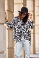 Maila - koszula oversize w zwierzęce wzory W27