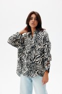 Maila - koszula oversize w zwierzęce wzory W27