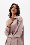 Tessa - satynowa koszula damska o szerszym kroju CAP