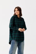 Jolene - koszula oversize w kratę A26
