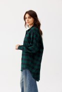 Jolene - koszula oversize w kratę A26