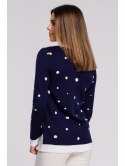 MXS06 Sweter świąteczny z pingwinem