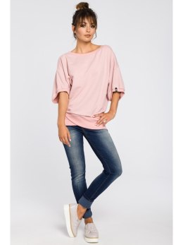 B048 Bluza oversize z rękawami kimono
