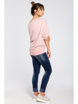 B048 Bluza oversize z rękawami kimono