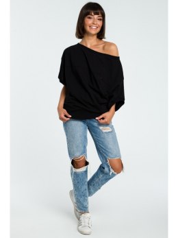 B079 Bluza oversize z rękawem kimono