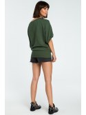 B079 Bluza oversize z rękawem kimono