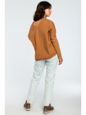 B094 Bluza z dekoltem z tyłu