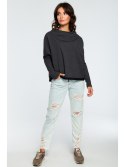 B094 Bluza z dekoltem z tyłu