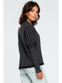 B094 Bluza z dekoltem z tyłu