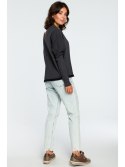 B094 Bluza z dekoltem z tyłu