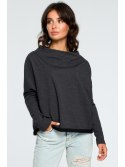 B094 Bluza z dekoltem z tyłu