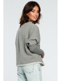 B094 Bluza z dekoltem z tyłu