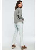 B094 Bluza z dekoltem z tyłu